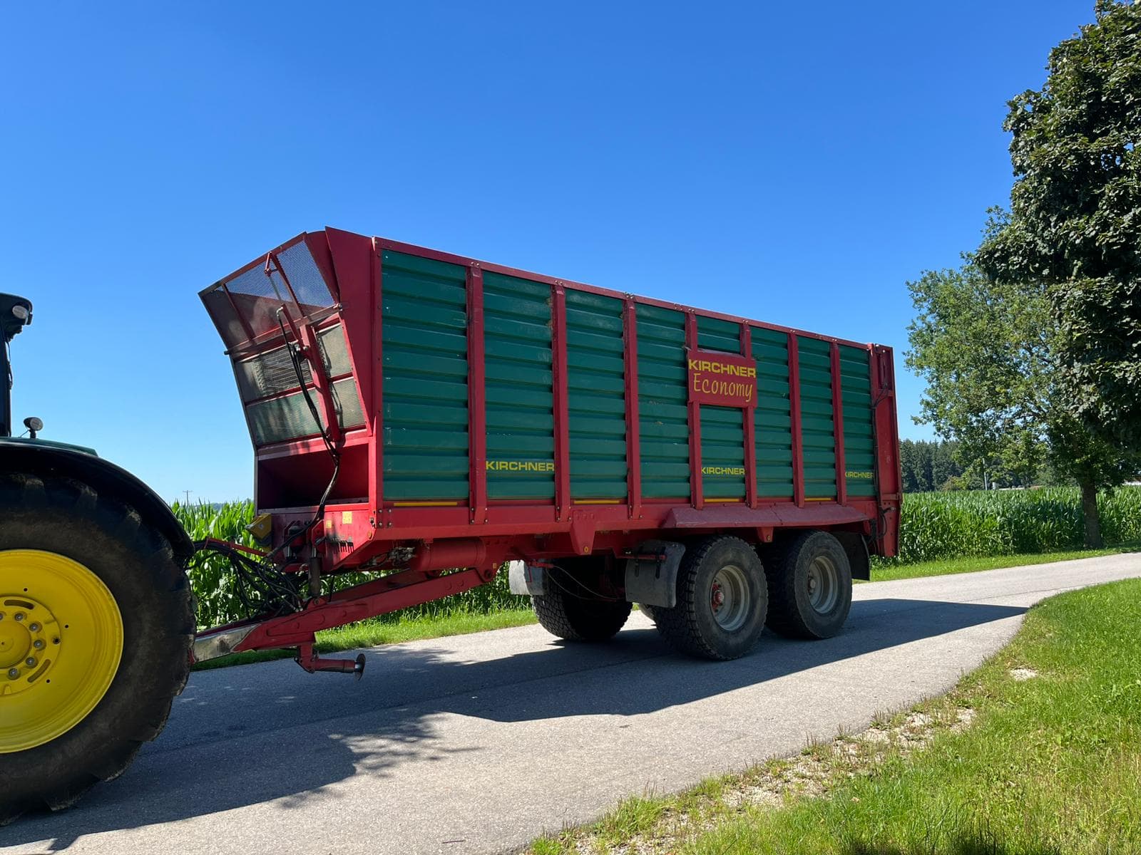 Häckselgut-Transport